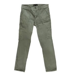 Banana Republic Olive Green Army Fatigue Skinny Pants Size 6 Excellent Condition